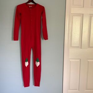 Hanna Anderson Girls holiday onsie